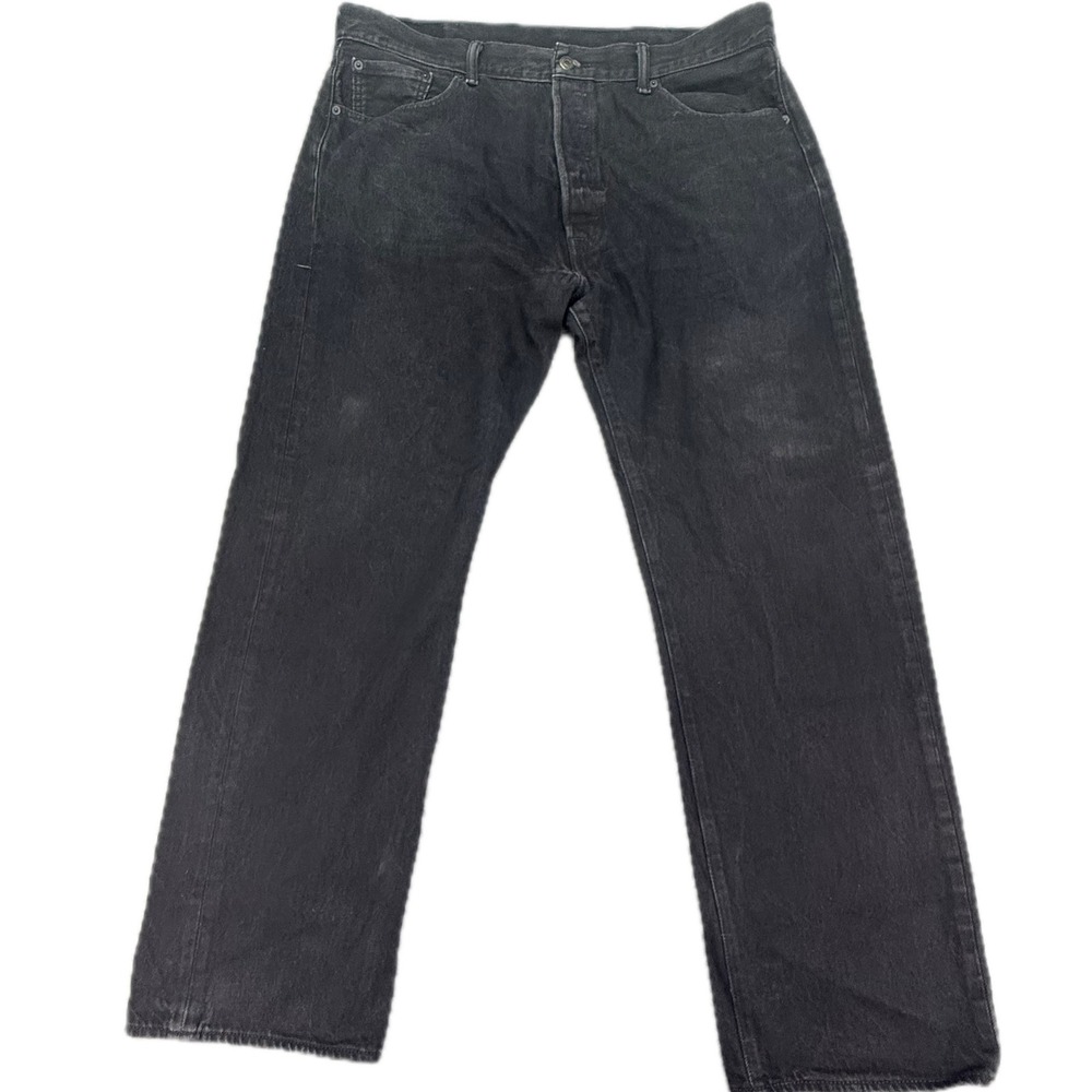 Levi's 501XX Jeans Mens 40x34 Black Original Fit Straight Leg Denim Pants